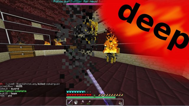 Brawl Survival Pvp | Raid deep in the nether :P